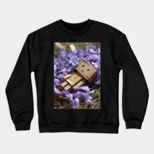 Danbo Lounging in the Jacarandas Crewneck Sweatshirt